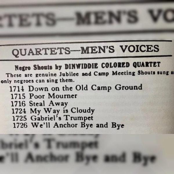 Dinwiddie Colored Quartet