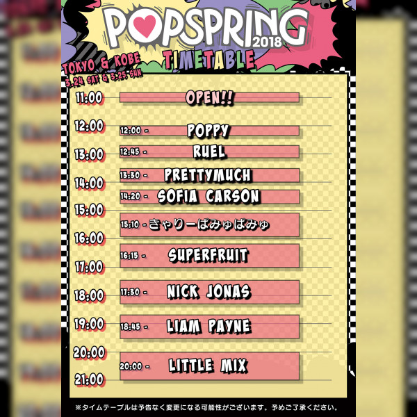 POPSPRING 2018, DAY 1