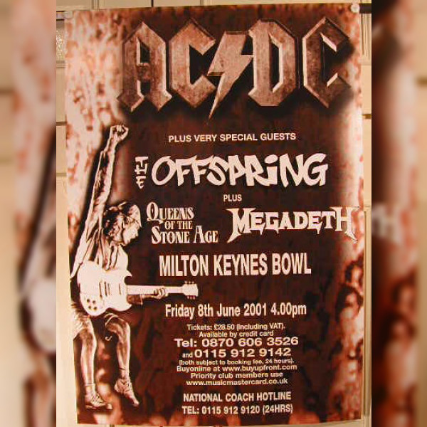 AC/DC plus very special guests The Offspring at Milton Keynes Bowl